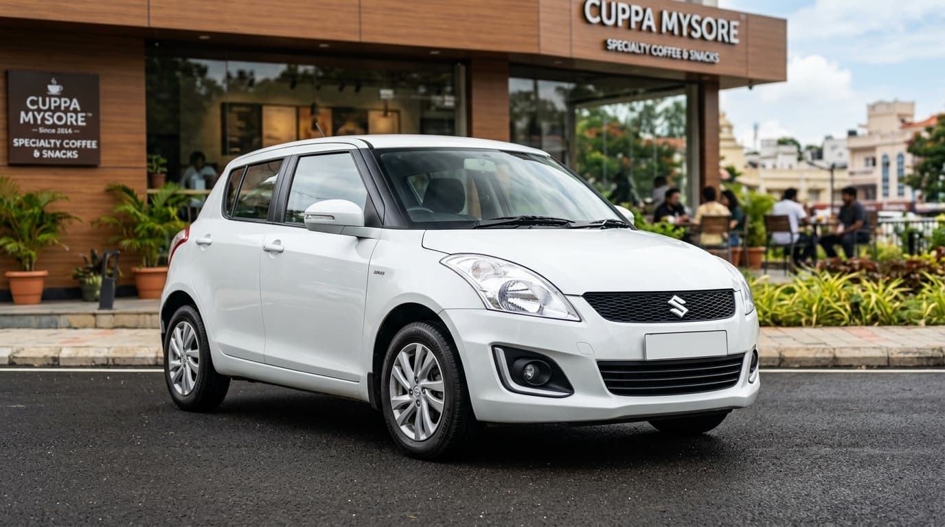 Maruti Suzuki Swift VDi — U Drive Cars self-drive rental in Mysore
